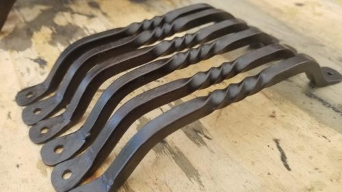 Custom Twisted Drawer Pulls for Cabinets and Drawers