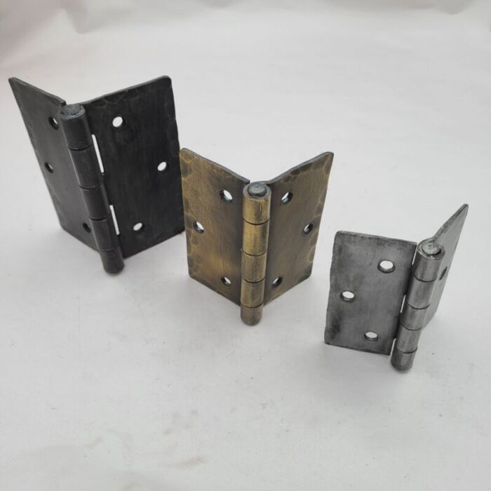 Rustic Hammered Butt Hinge (Set of 2)
