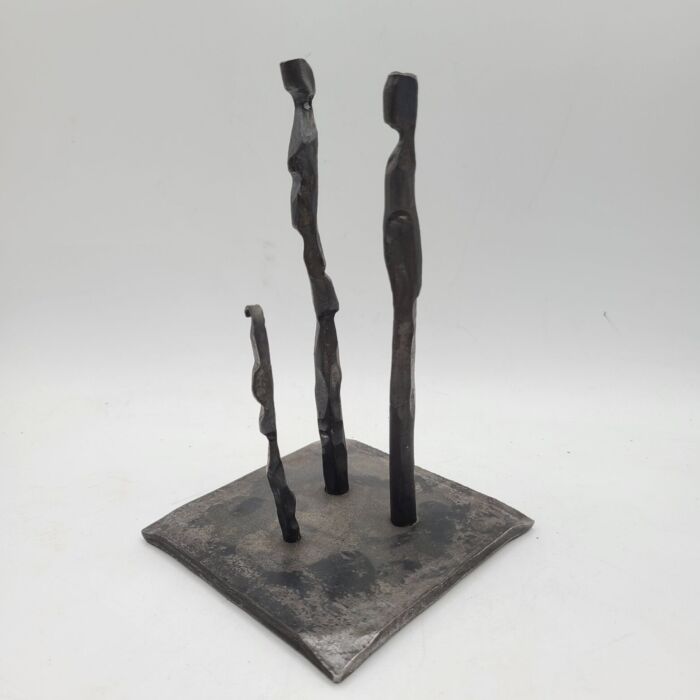 Metal Table Sculpture - Family- Modern Abstract Art - Image 3