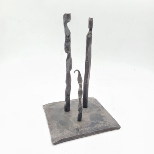 Metal Table Sculpture - Family- Modern Abstract Art