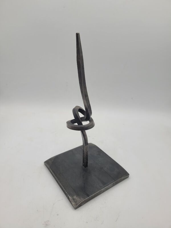 Metal Table Sculpture - Knot - Modern Abstract Art Ships in 5-10 business days. All of our items are hand forged in-house, made to order. Truly unique hardware that you won’t find anywhere else. We respond to messages very quickly, and can customize almost any of our items. Reach out today with questions or ideas!