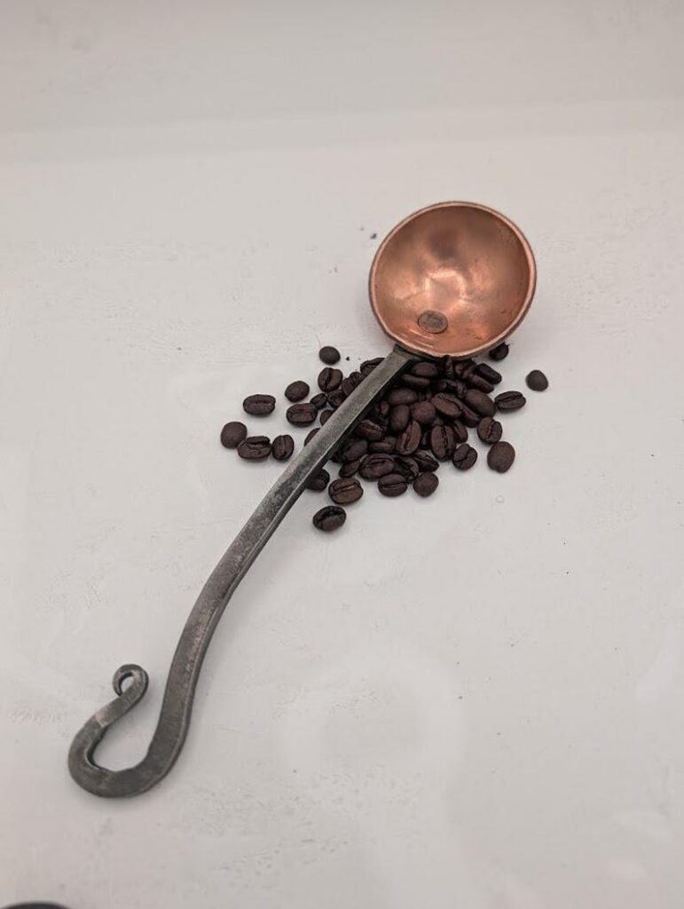 Hand-Forged Pure Copper Coffee Scoop